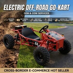 Electric steering wheel go-karts, outdoor leisure amusement vehicles