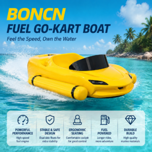 Fiberglass high-power 118CC long-endurance fuel-powered karting boat