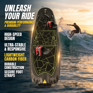 100% Carbon Fiber Long-Endurance Electric Surfboard